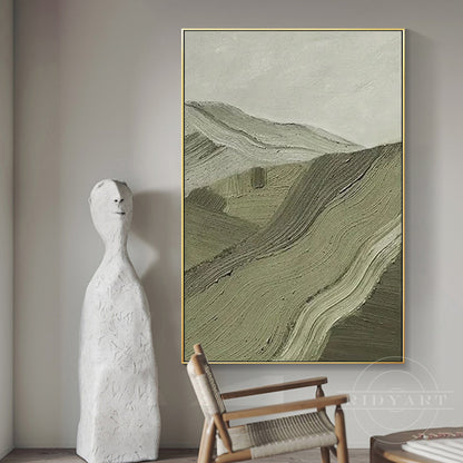 Sage Green Mountain wall art