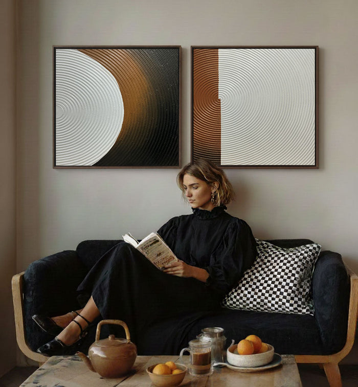Abstract Painting Set Of 2 #SP170