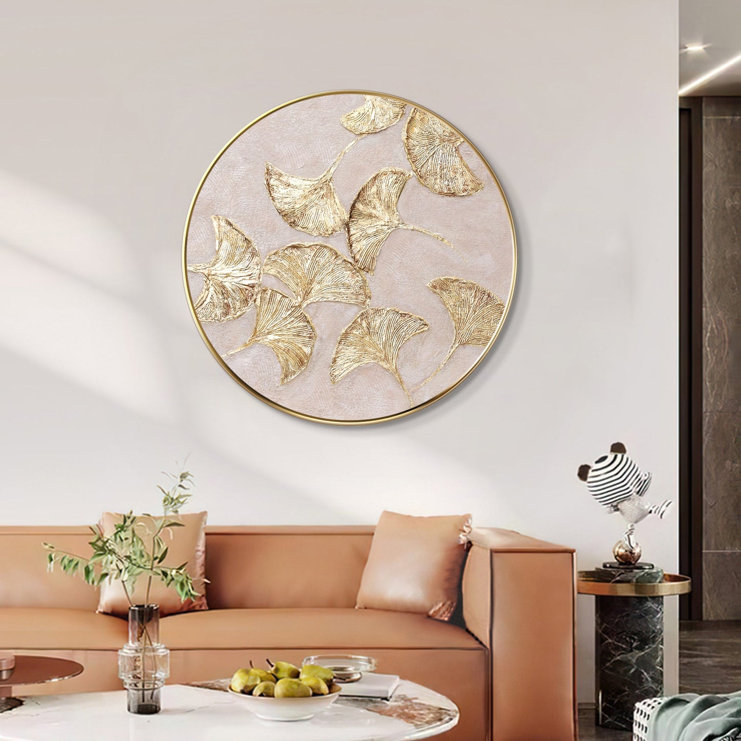 Gold Ginkgo Painting