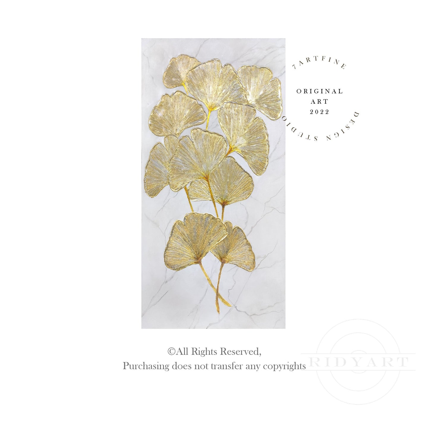 Ginkgo wall art_0398