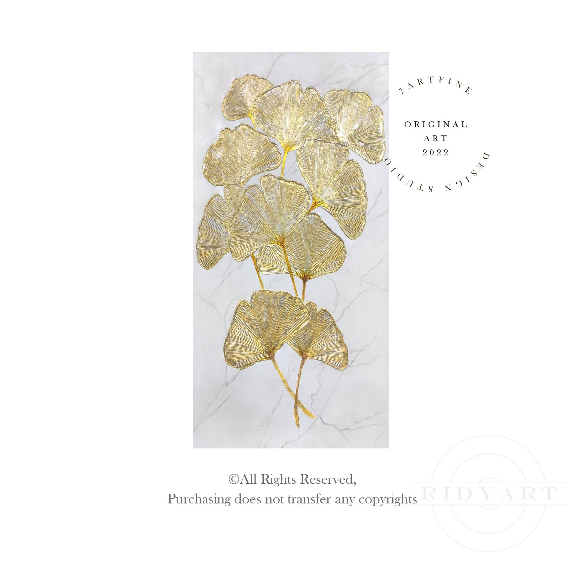 Ginkgo wall art_0398