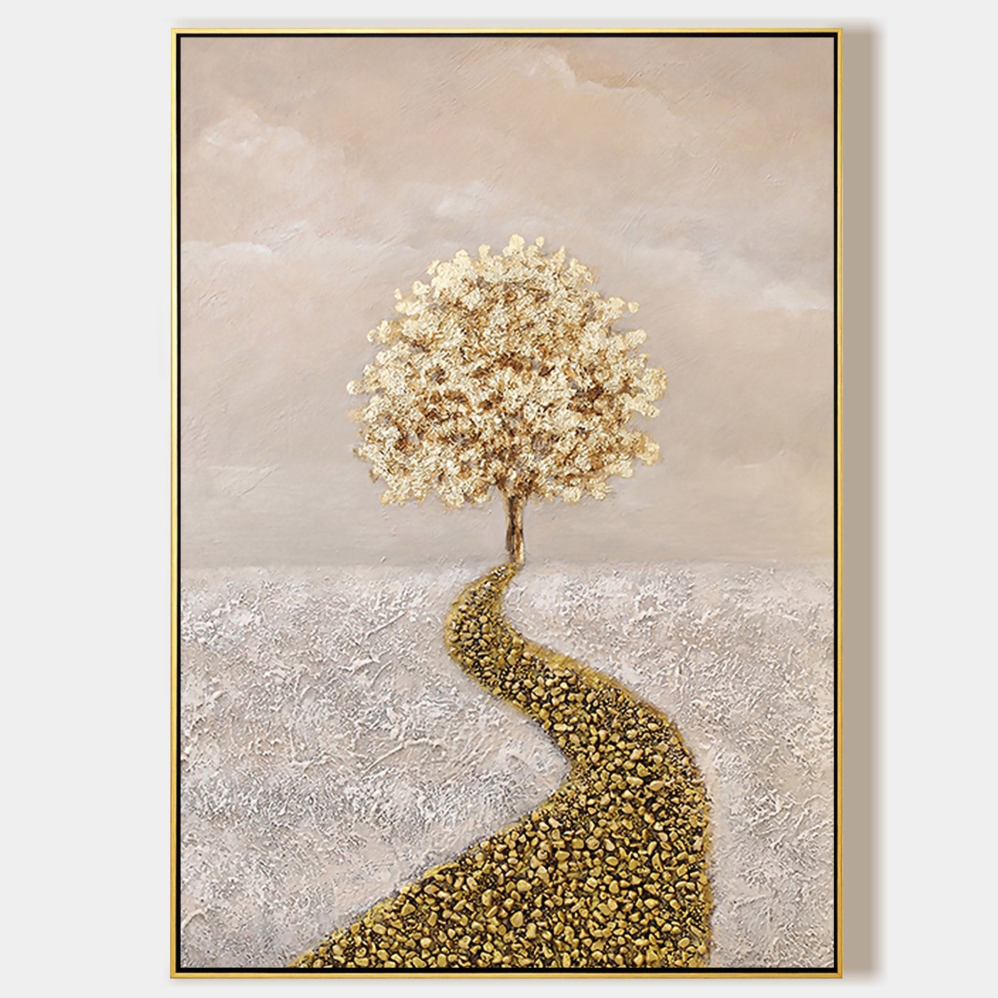Gold Tree of Life Painting Gold Leaf Art
