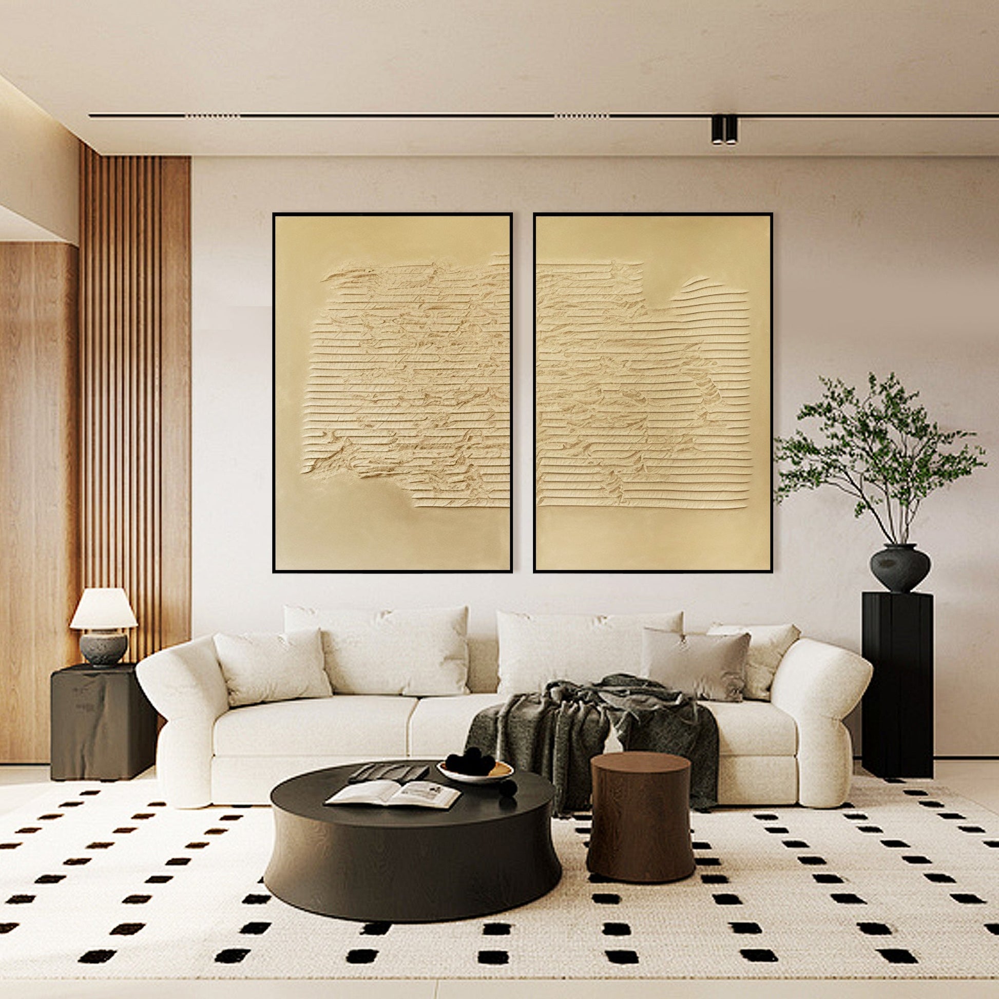 Gold Texture Painting
