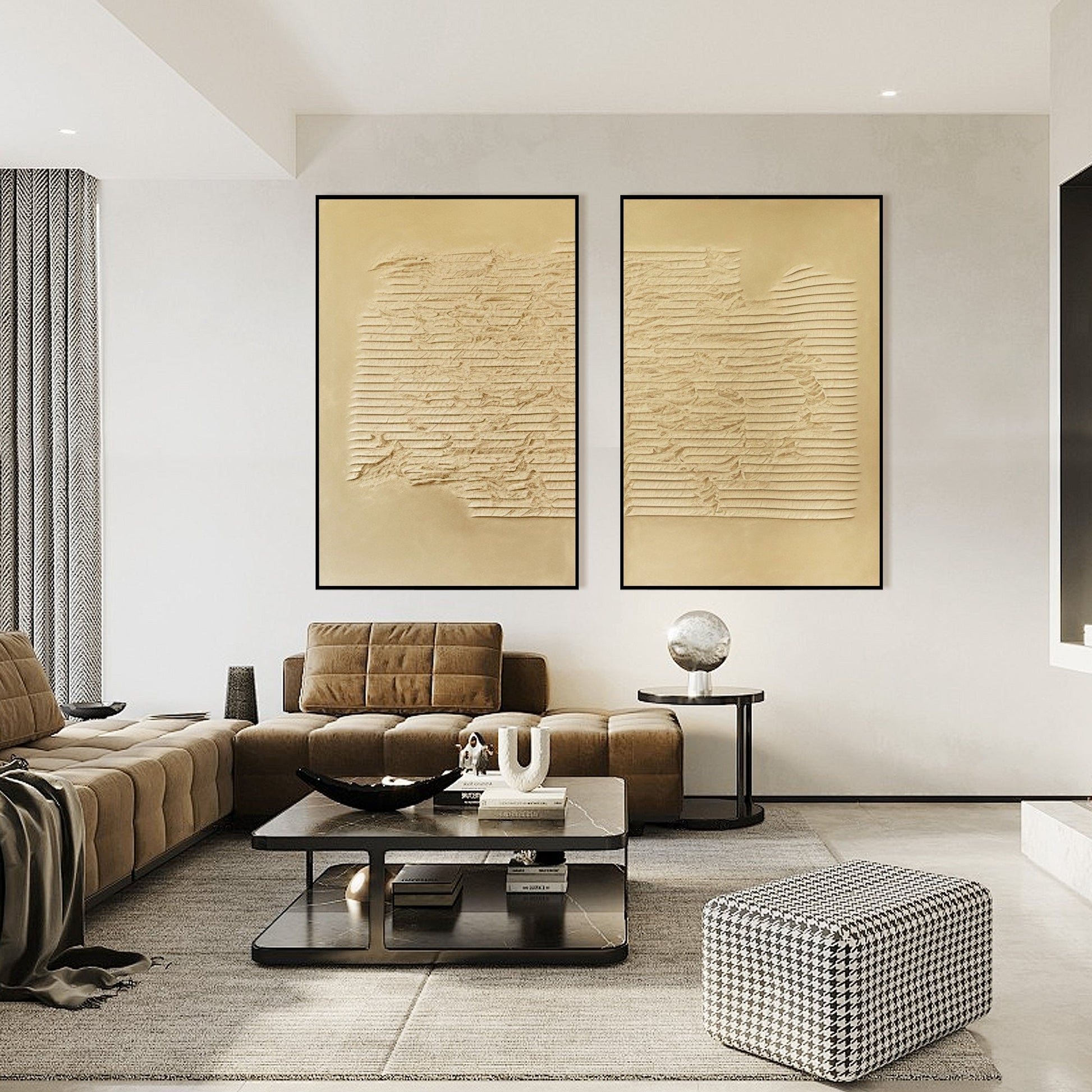 Gold Texture Painting