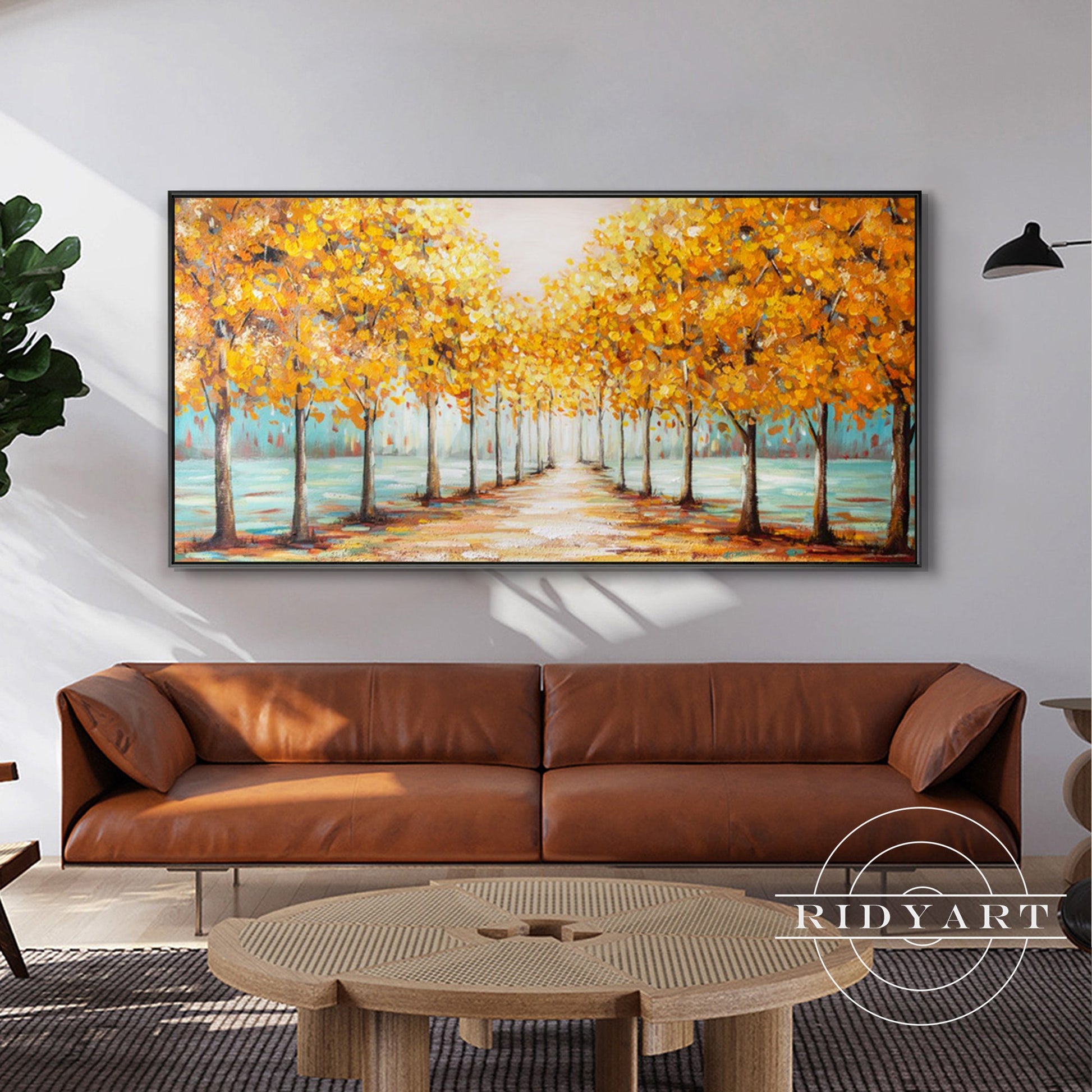 Gold Tree wall art