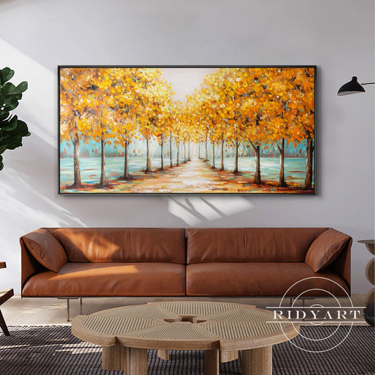 Gold Tree wall art
