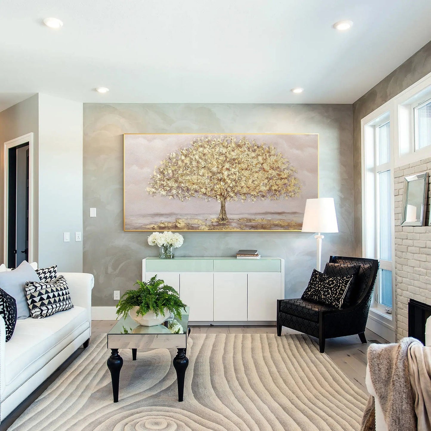 Gold Tree Painting