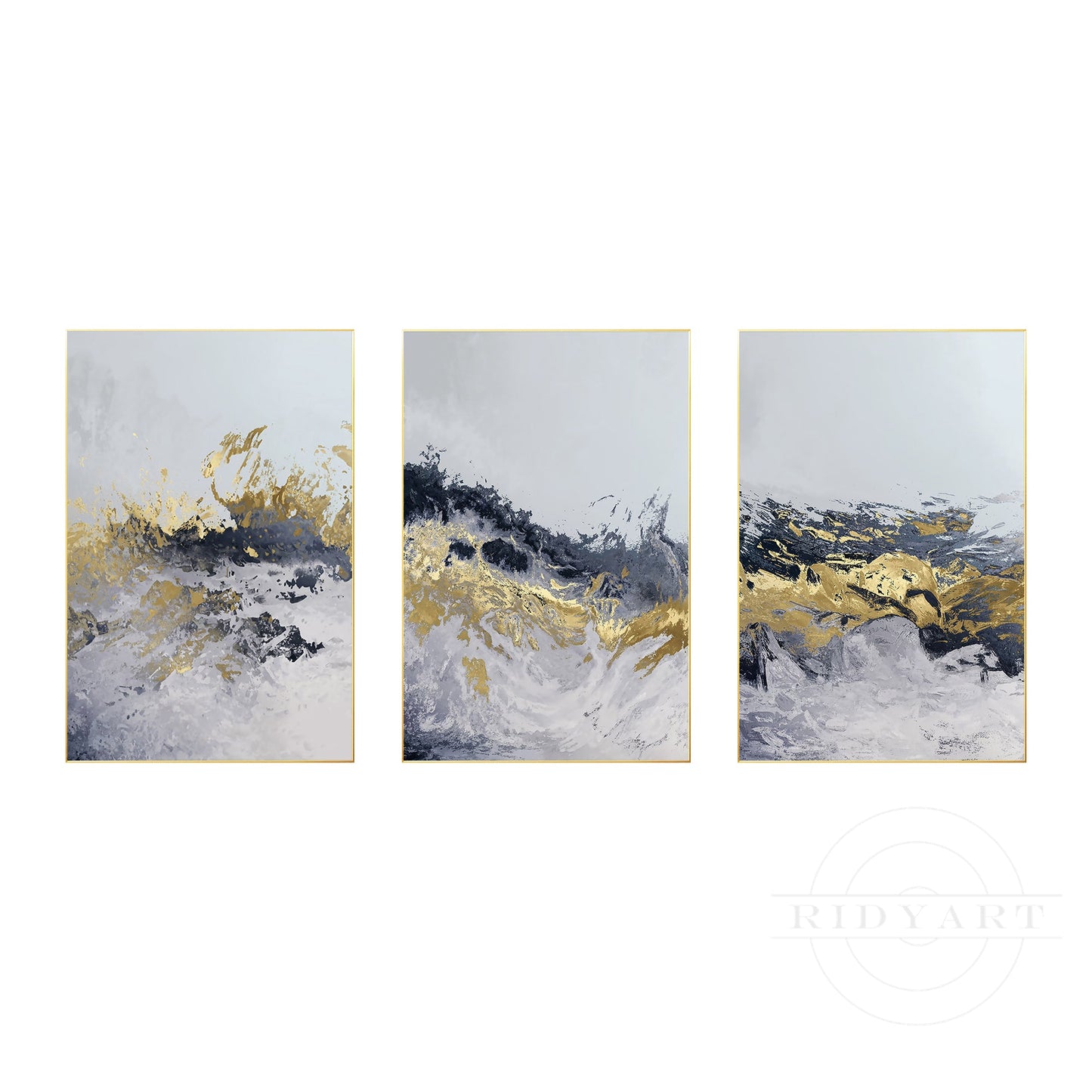 Gold and Blue  wall art
