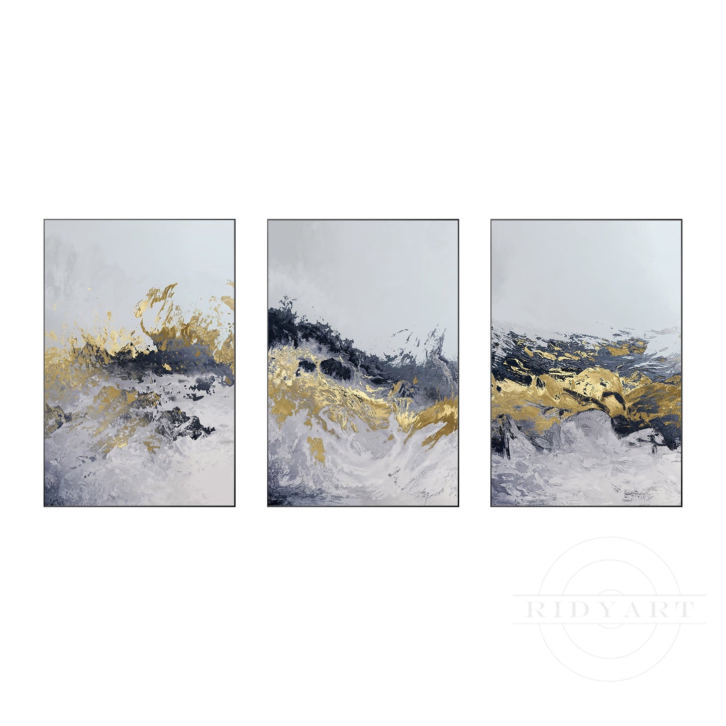 Gold and Blue  wall art
