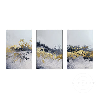 Gold and Blue  wall art