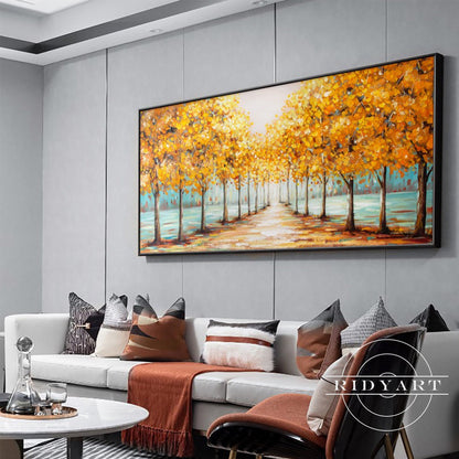 Gold Tree wall art