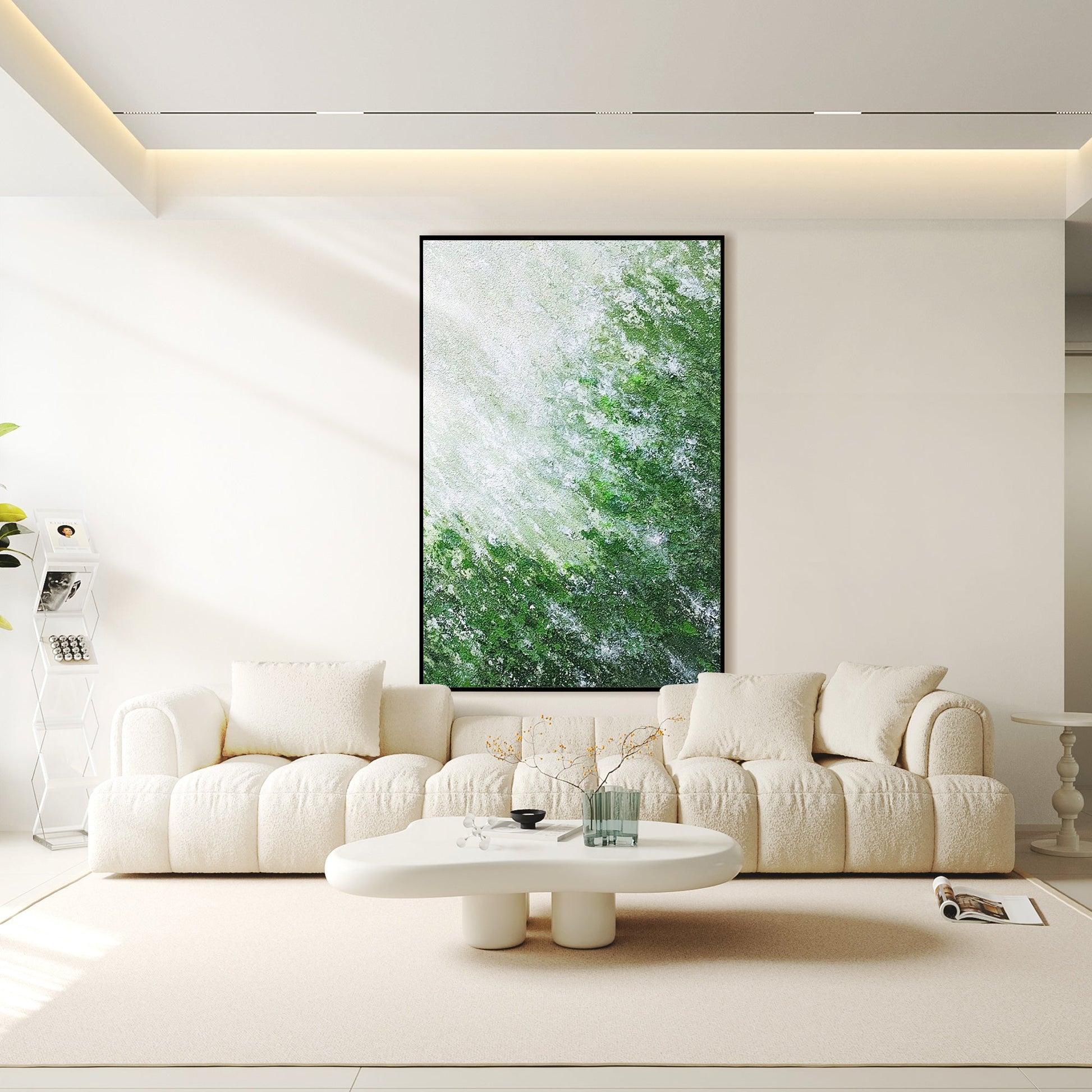 Green Minimalist Wall Art