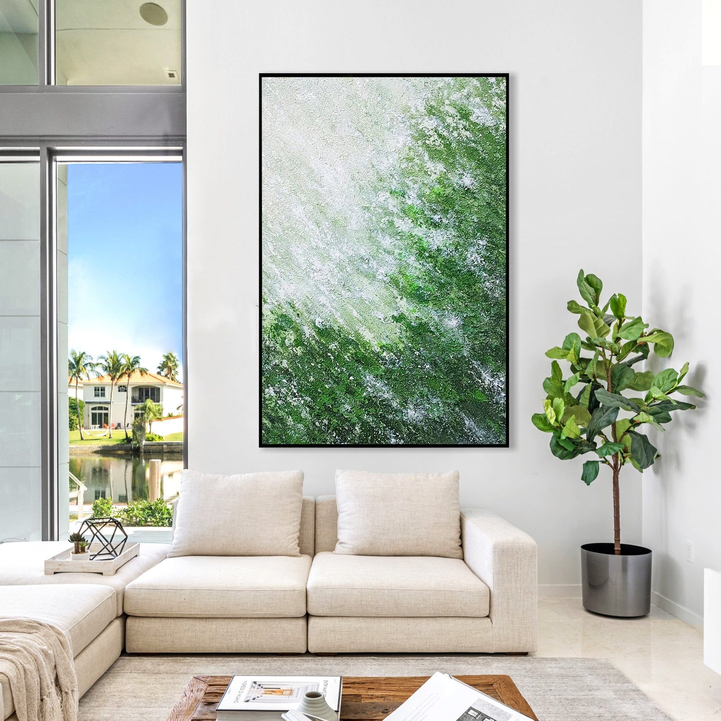 Green Minimalist Wall Art