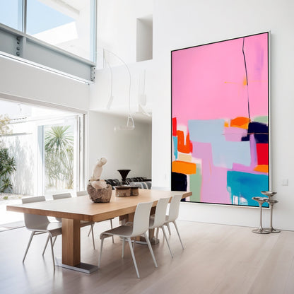 Hand-Painted Abstract Art