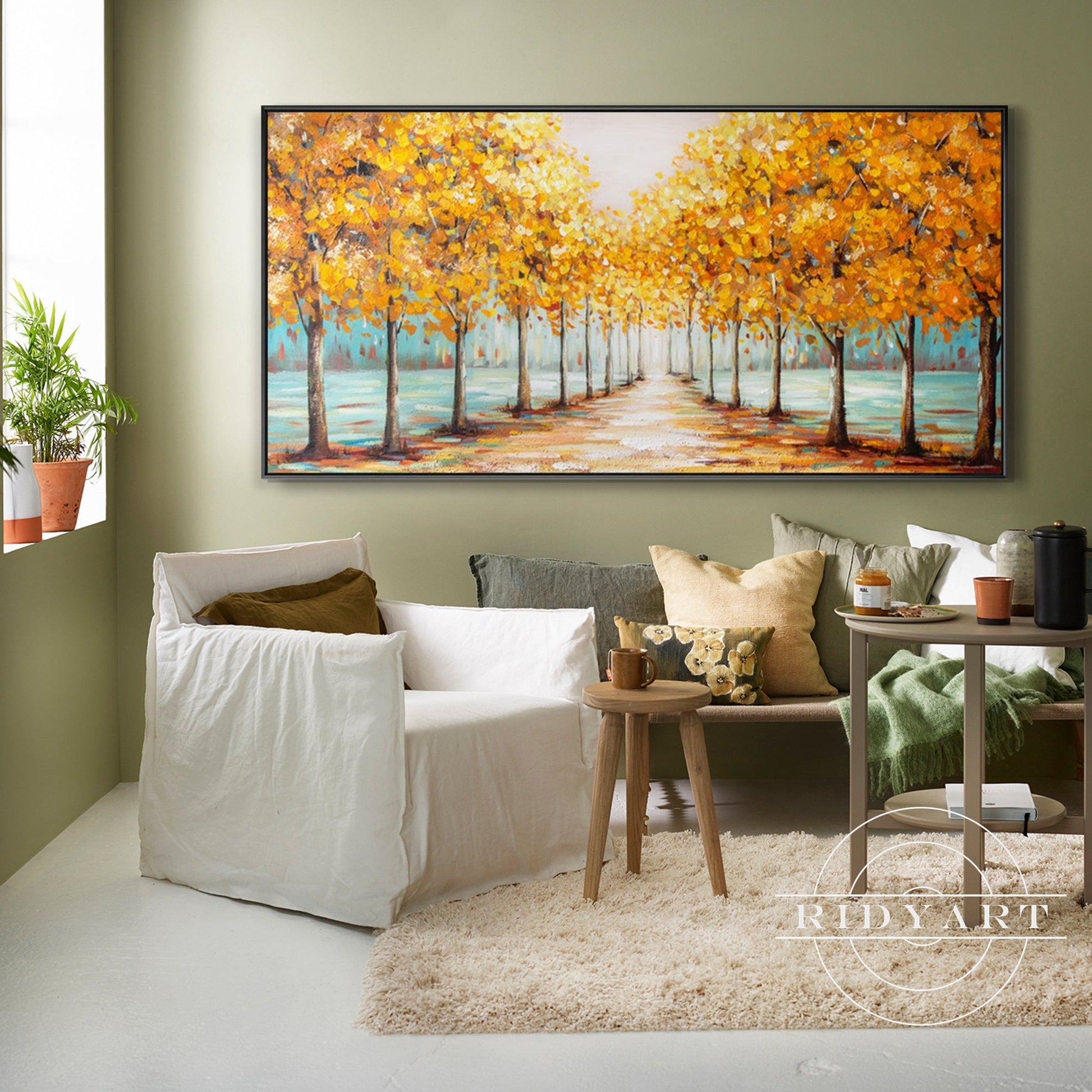 Gold Tree wall art