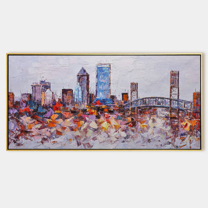 Florida Skyline  oil painting