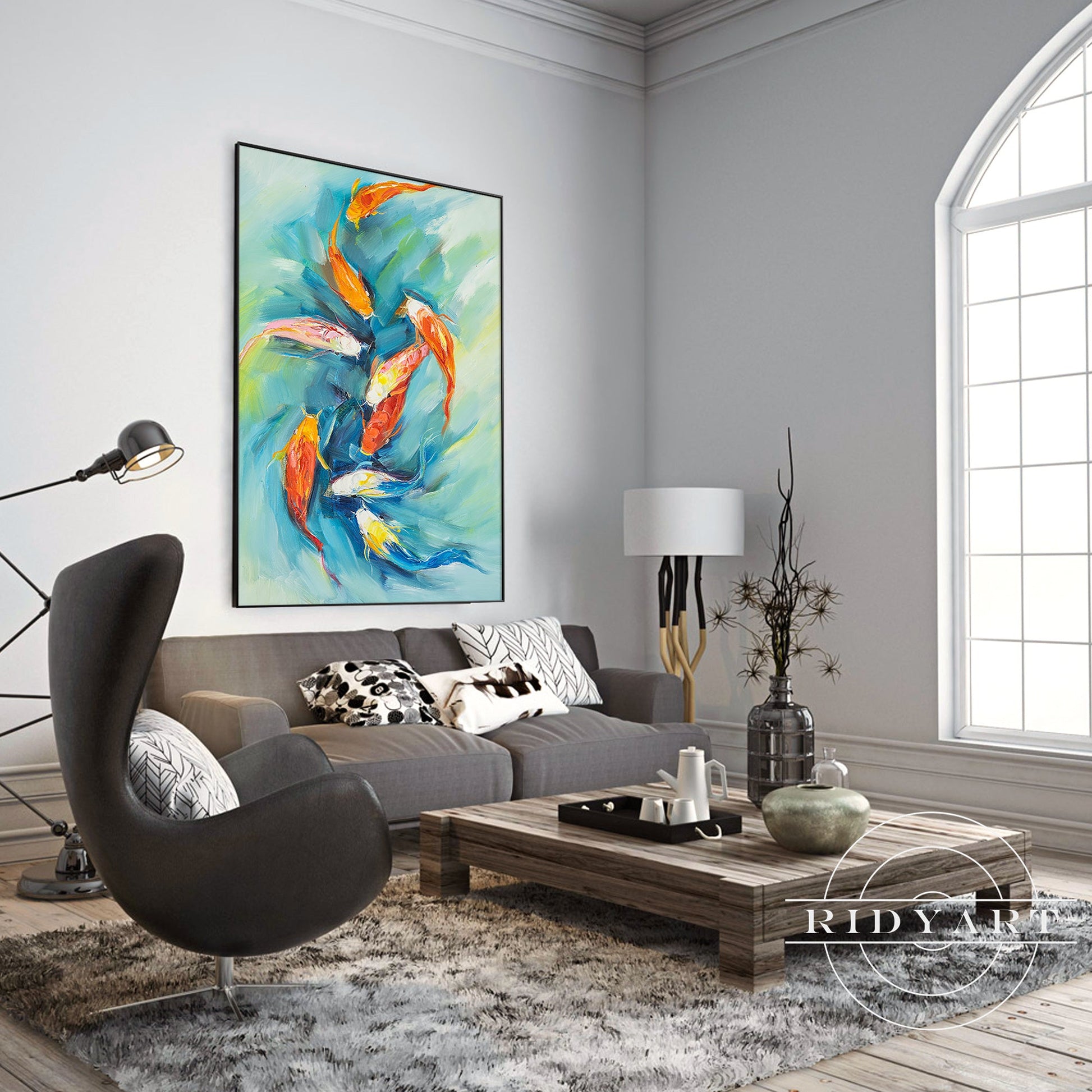Koi fish wall art_7ART0484