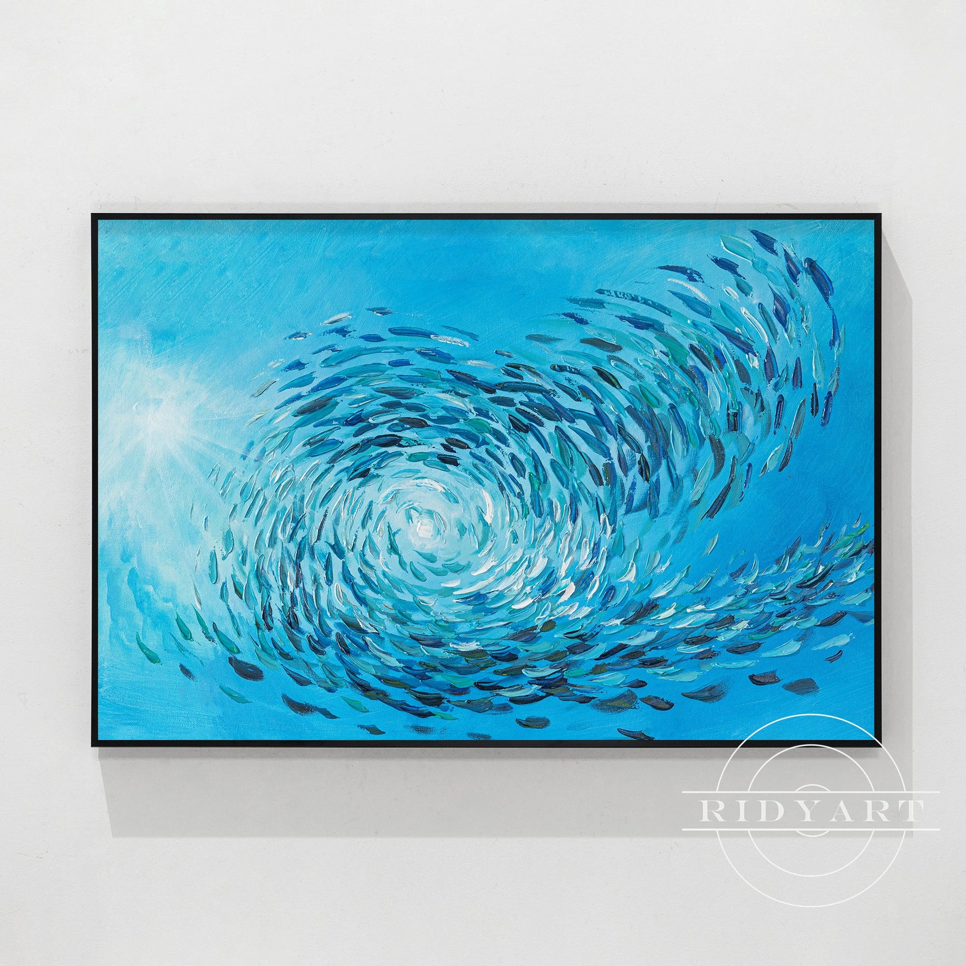 School fish wall art_X03