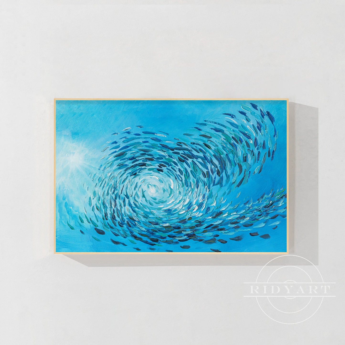 School fish wall art_X03