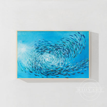 School fish wall art_X03
