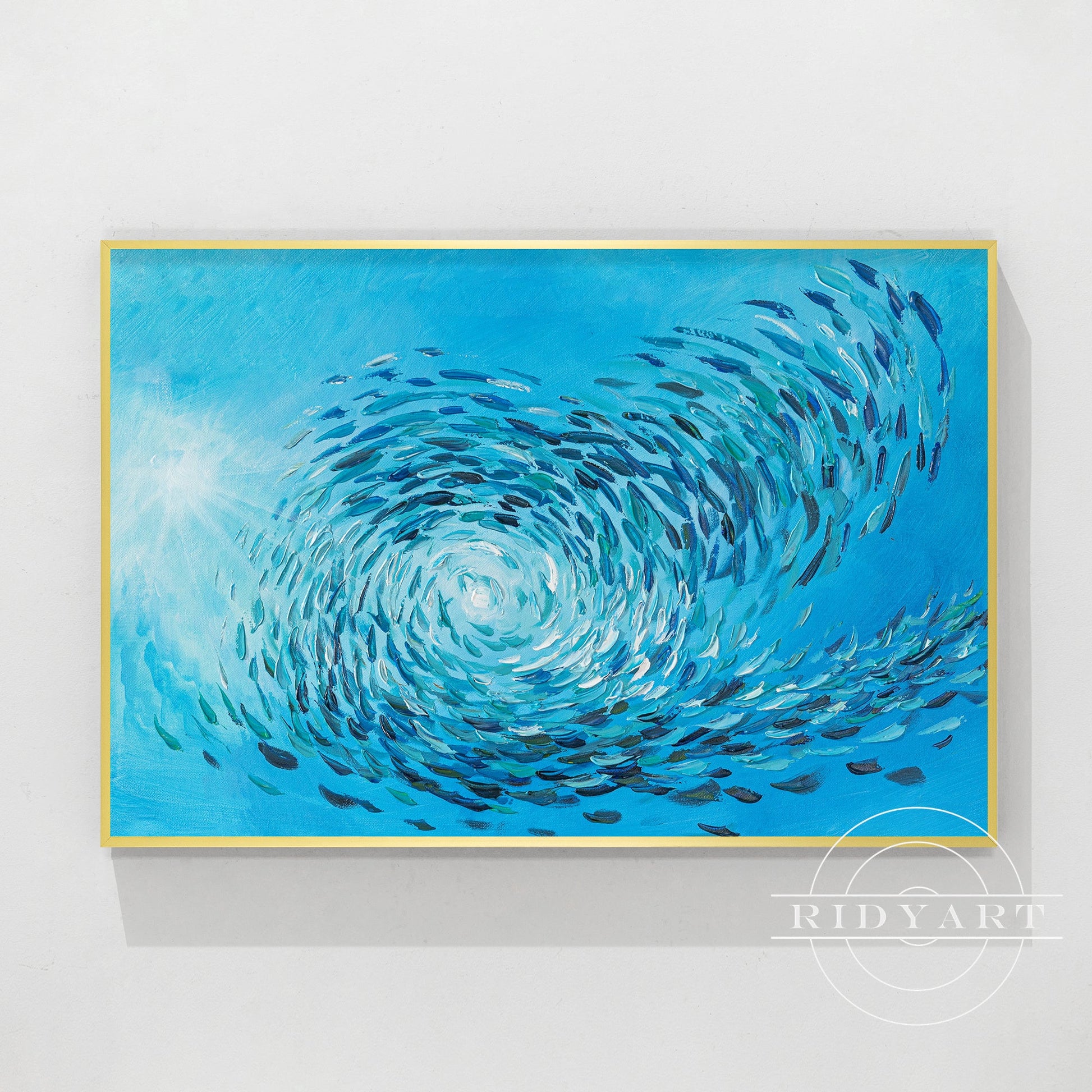 School fish wall art_X03