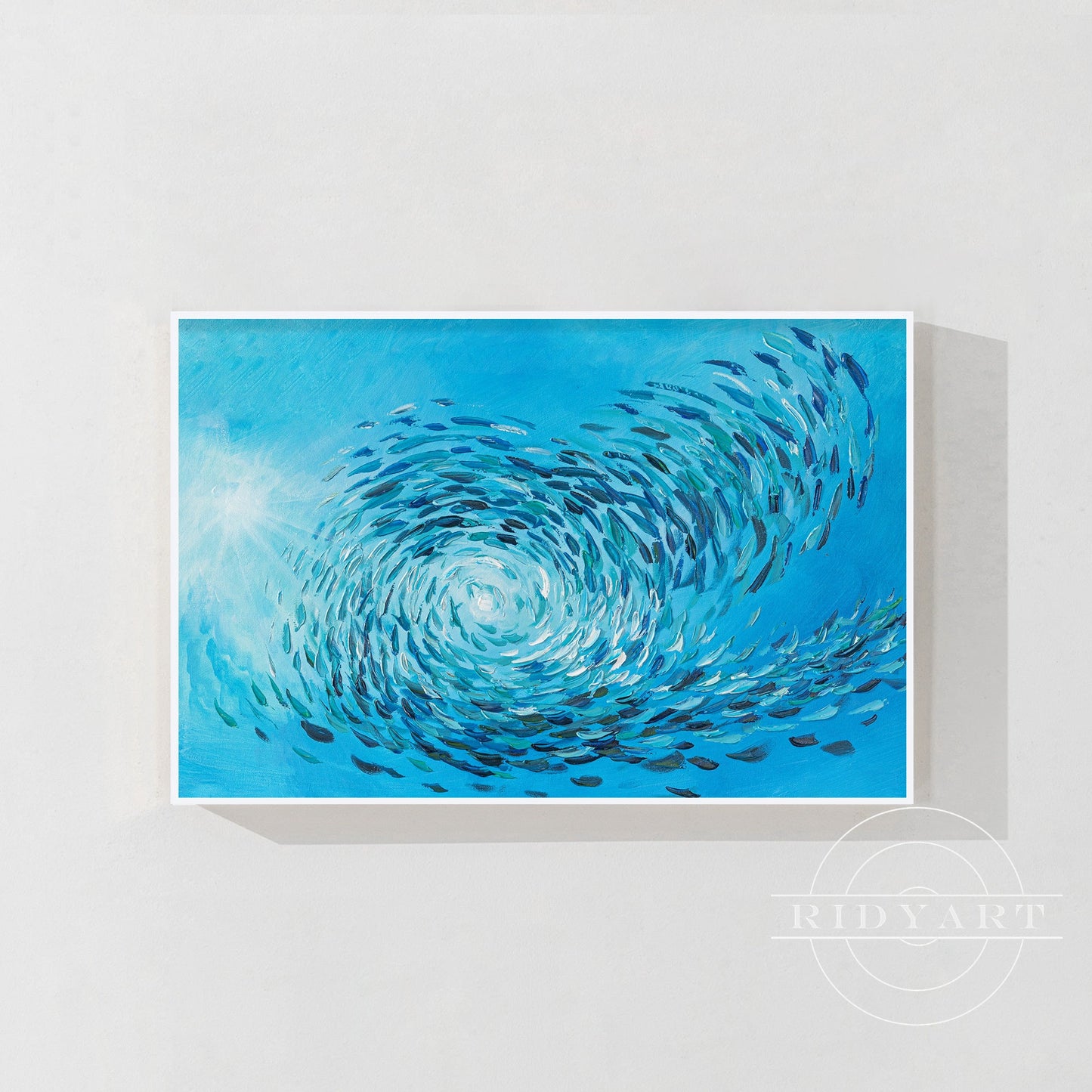 School fish wall art_X03