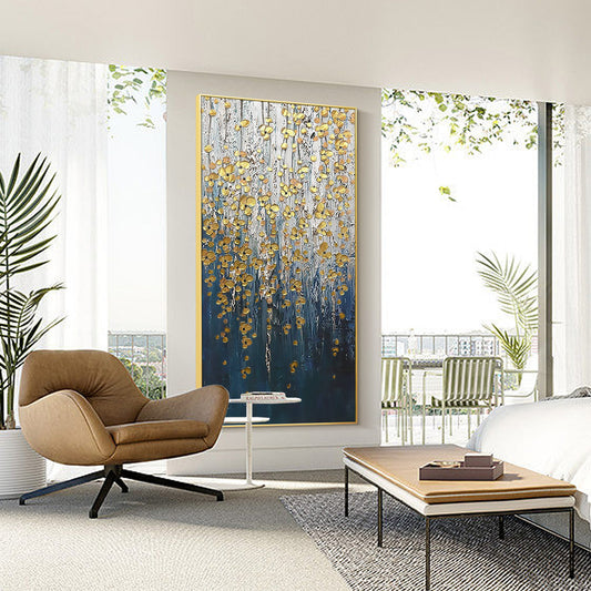 Luxury Glamourous Floral Oil Painting