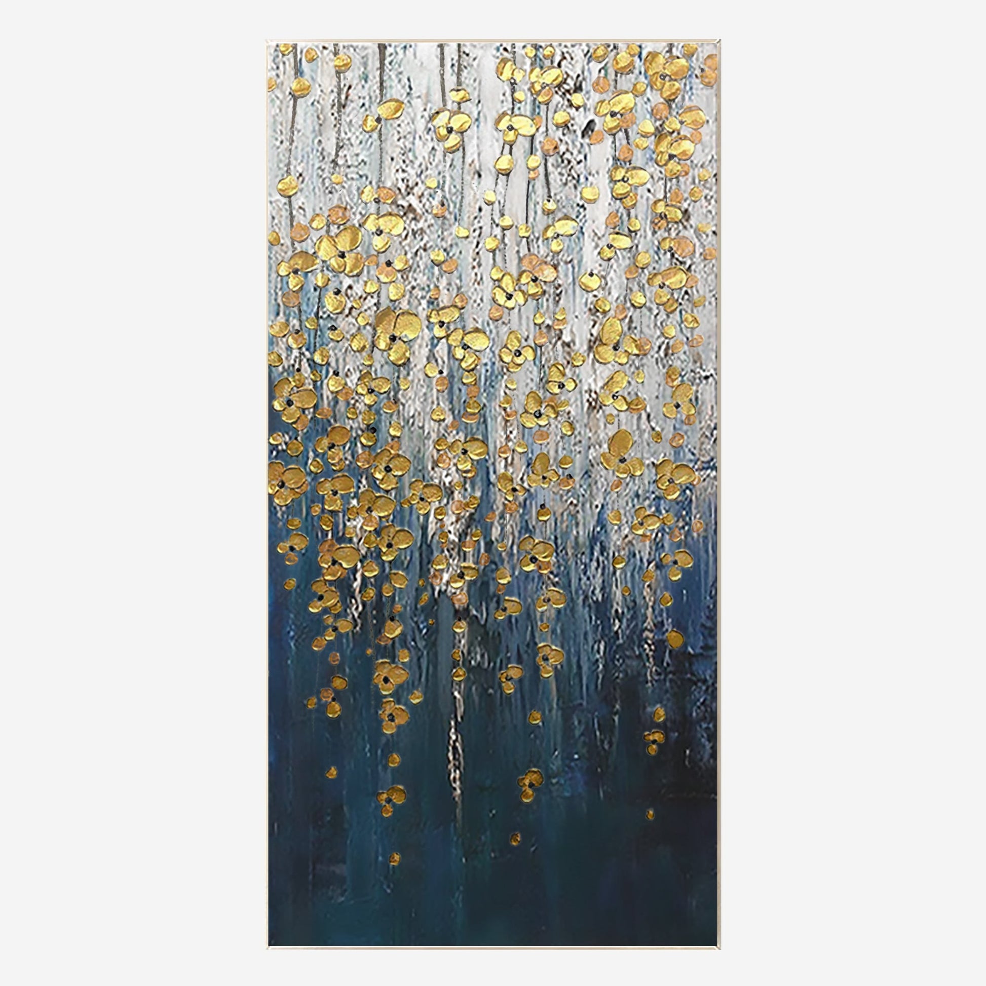 Luxury Glamourous Floral Oil Painting