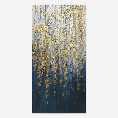 Luxury Glamourous Floral Oil Painting