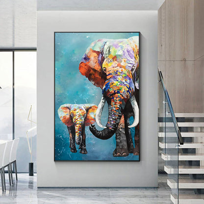 Luxury Glamourous Wildlife Oil Painting