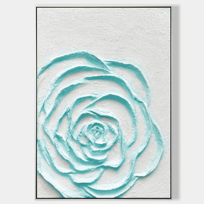 Minimalist Floral Oil Painting