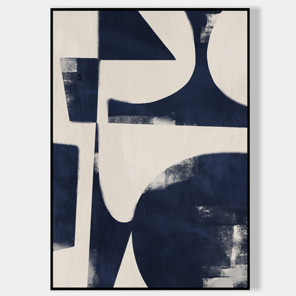 Modern Geometric Oil Painting