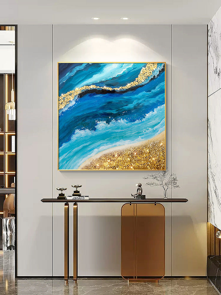 Resin wall art