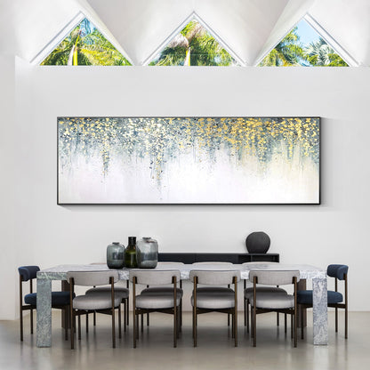 Modern Abstract Oil Painting Long Horizontal Art