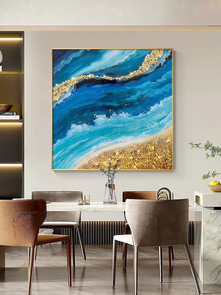Resin wall art