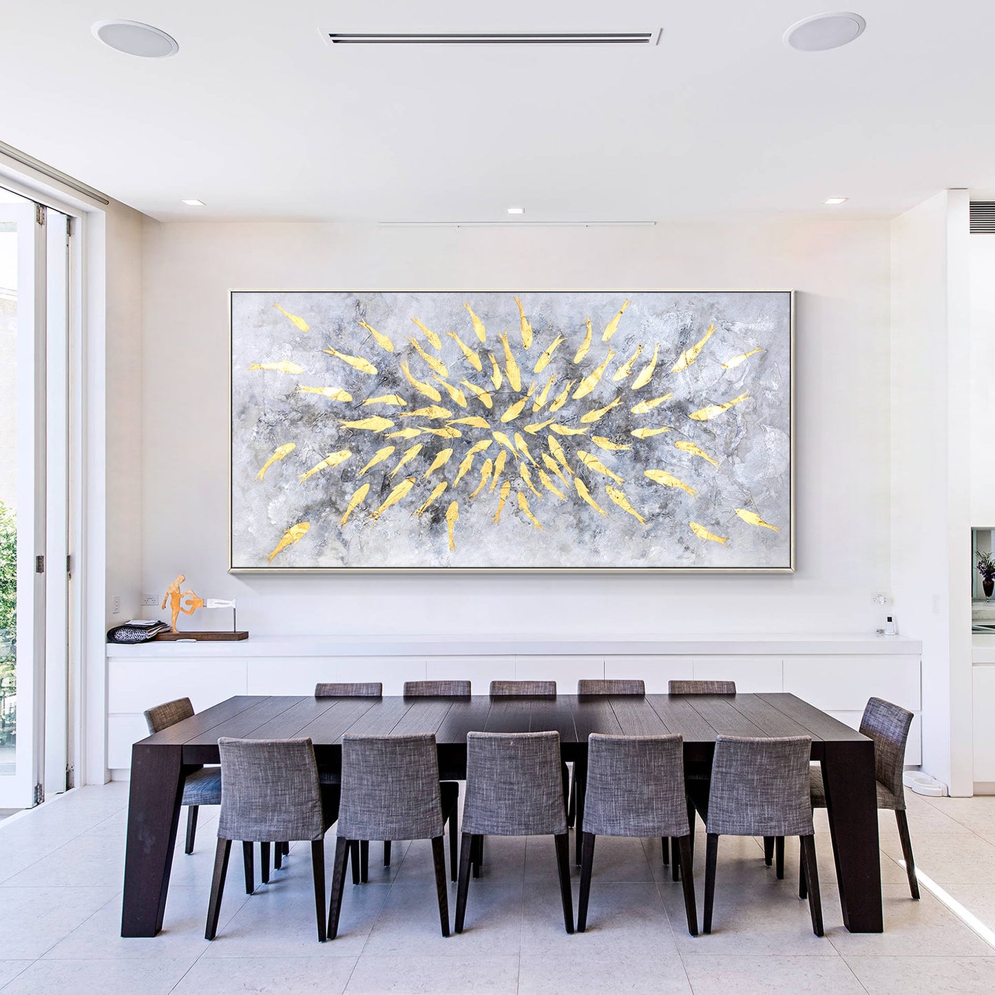 Modern Abstract Oil Painting Long Wall Art