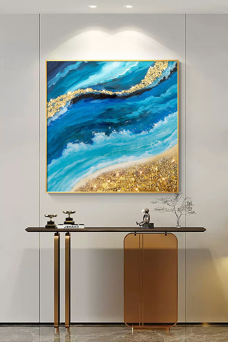 Resin wall art