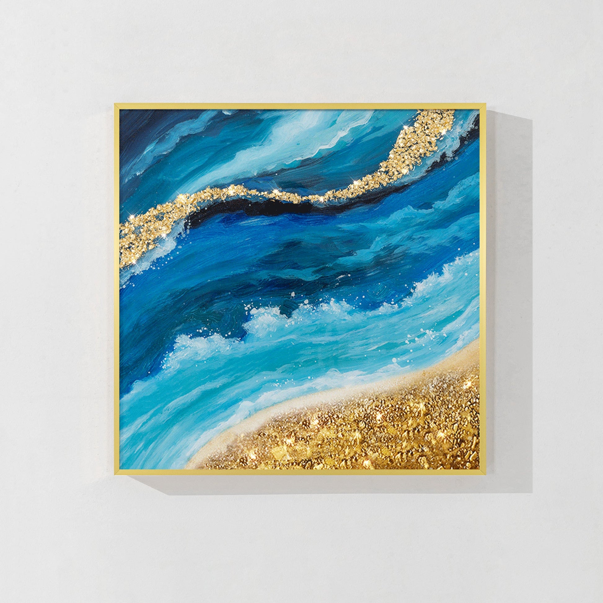 Resin wall art