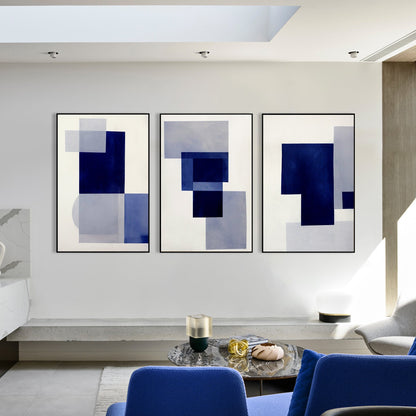 Modern Geometric Oil Painting