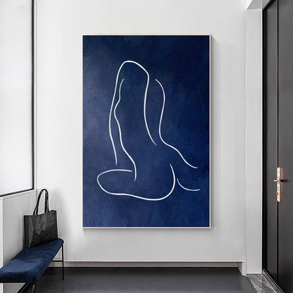 One Line Drawing Minimalist Art Body Line Art