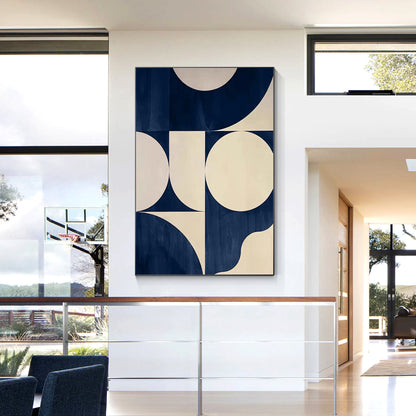 Modern Geometric Oil Painting