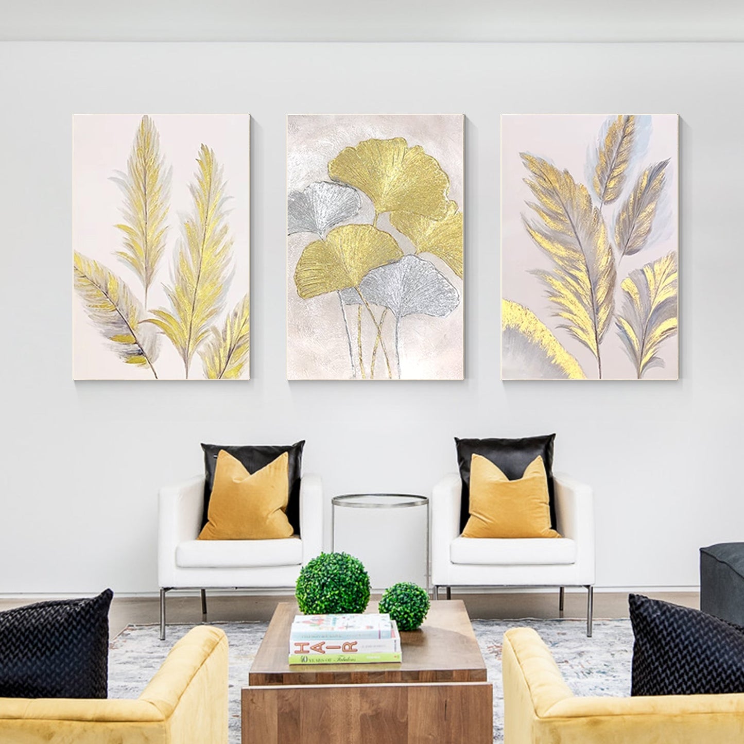 Modern Plant Oil Painting