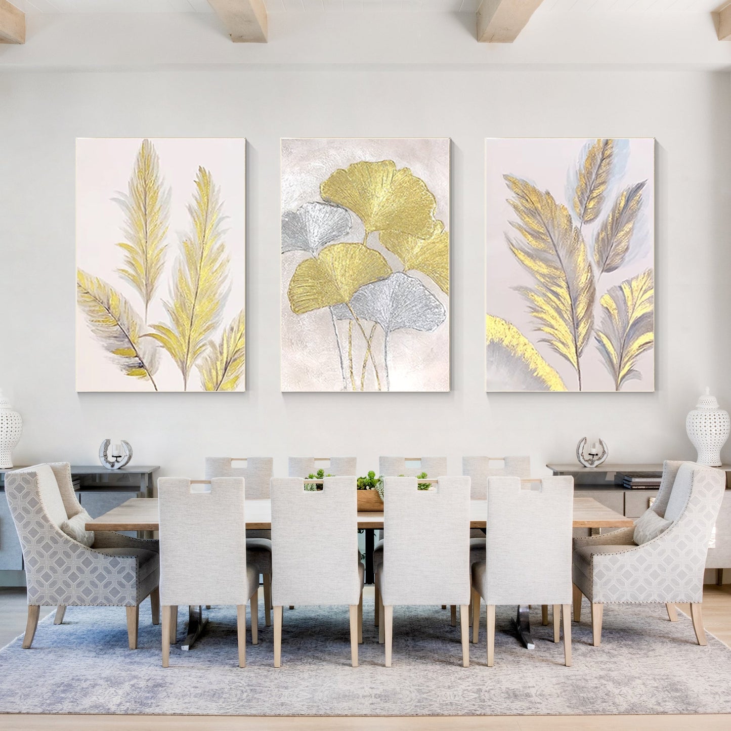 Modern Plant Oil Painting