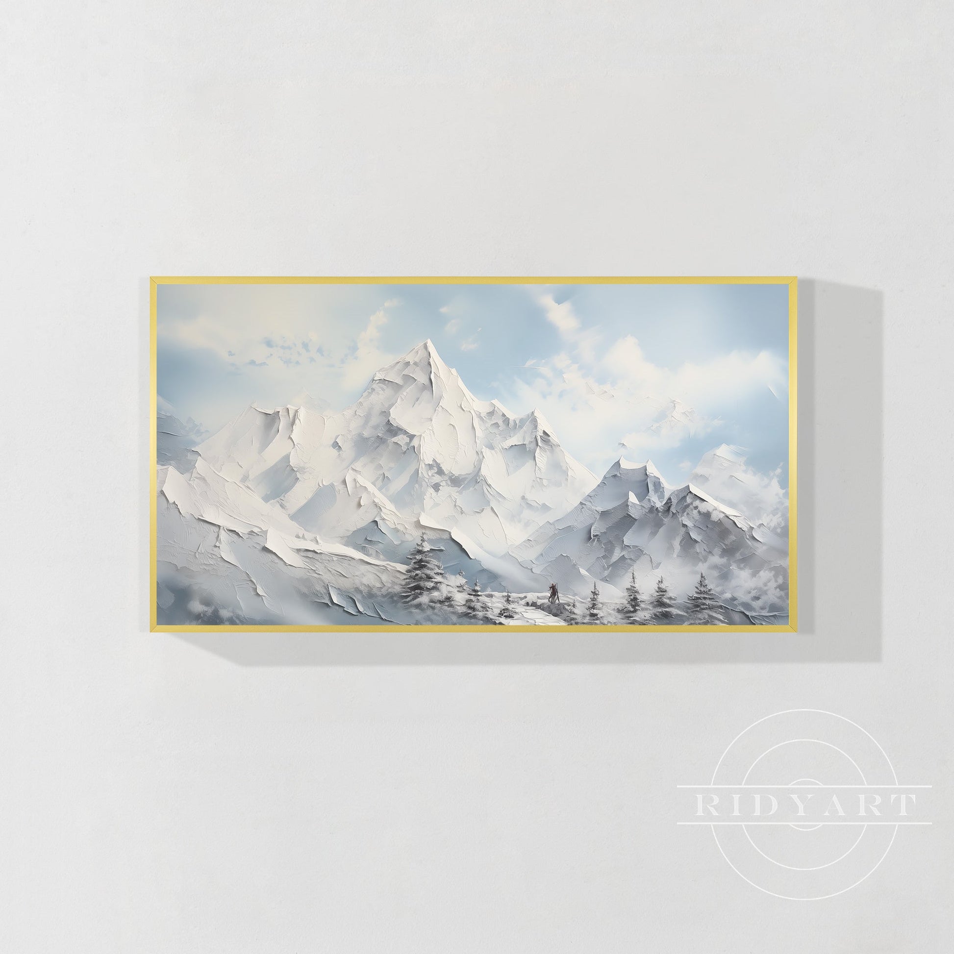 Mountain wall art _017