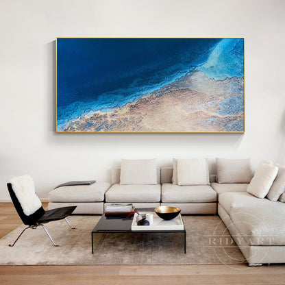 Blue Ocean Beach Painting