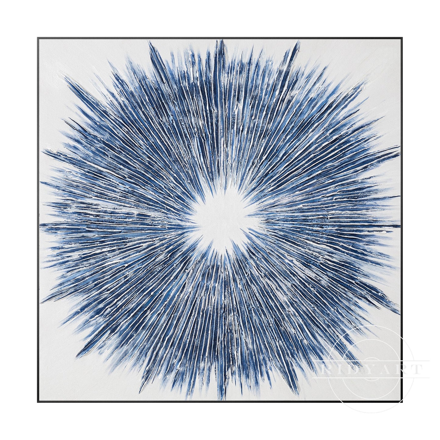 Navy Textured painting