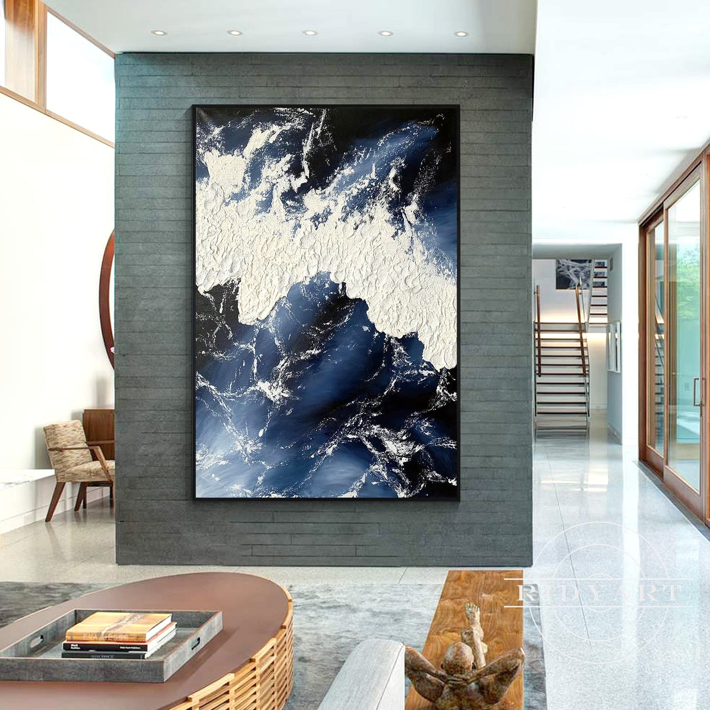Navy Ocean wall art