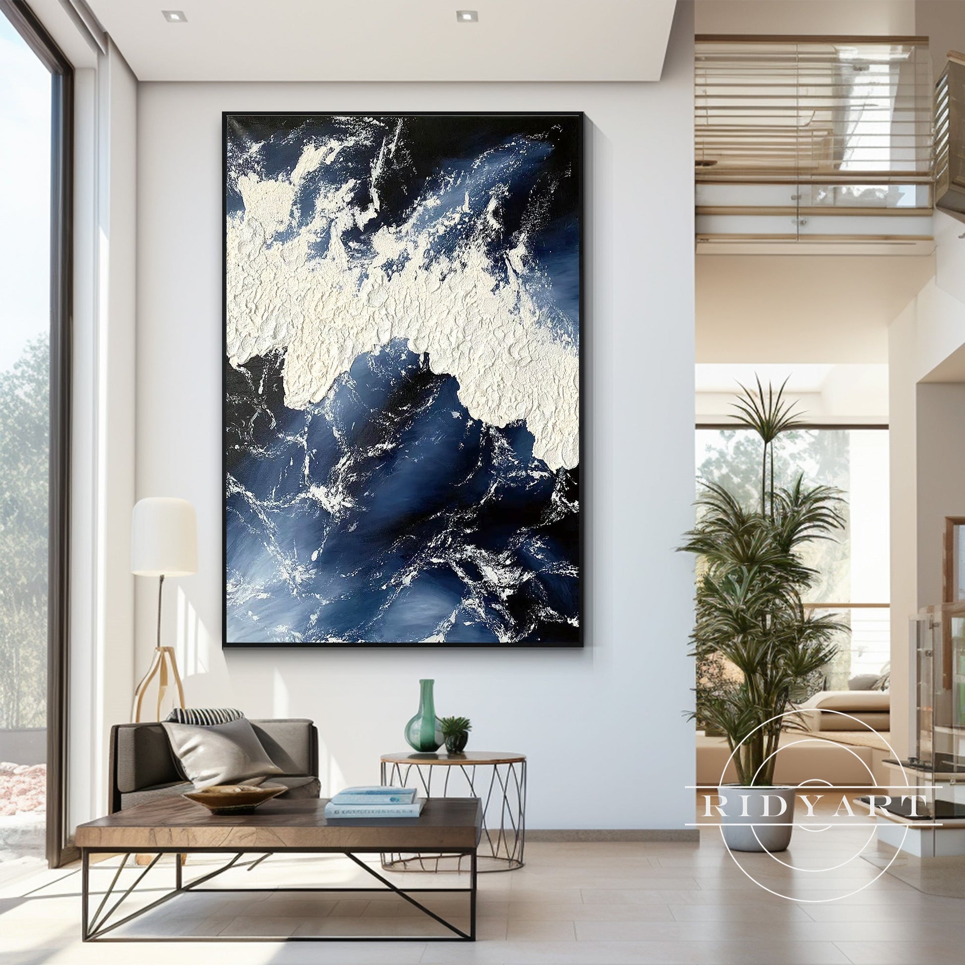 Navy Ocean wall art