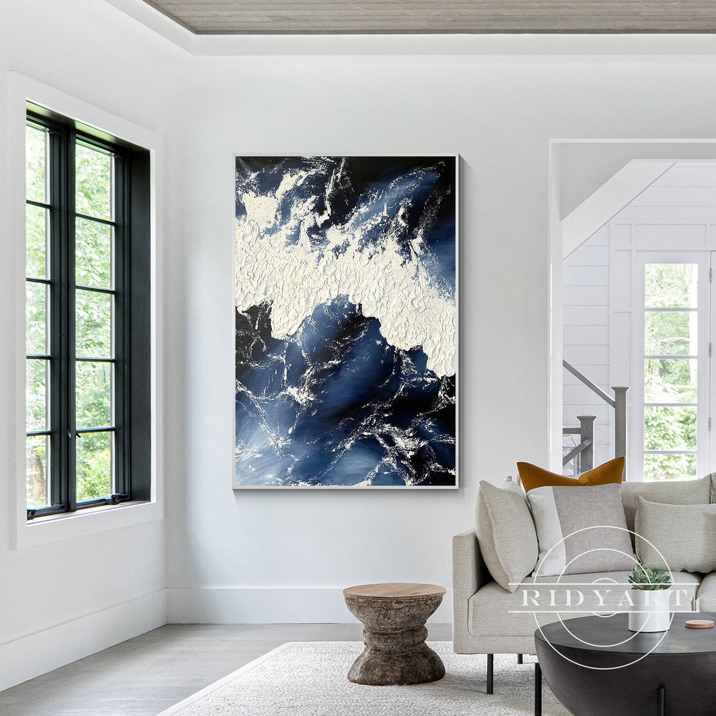 Navy Ocean wall art