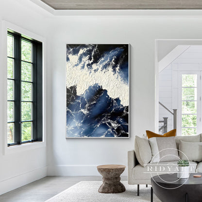 Navy Ocean wall art
